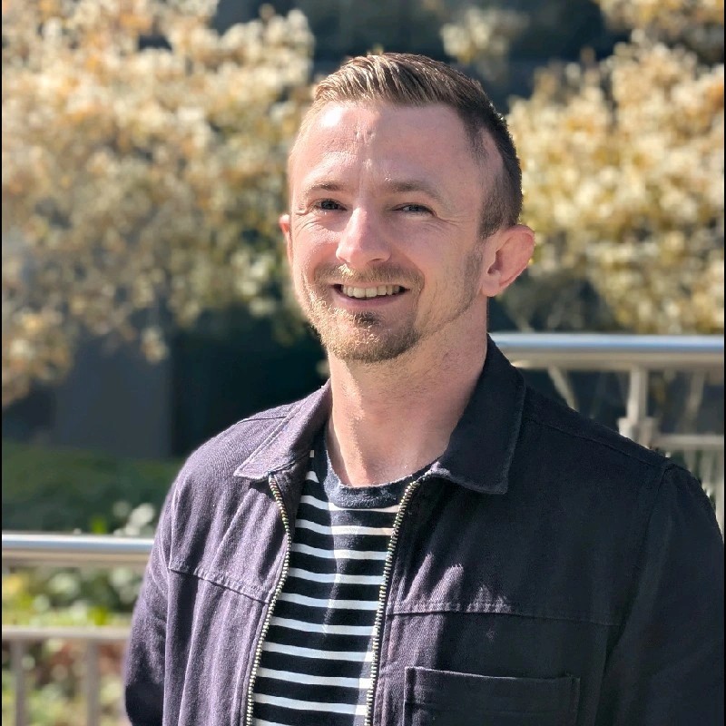 Craig is a white man with blond short hair and beard.